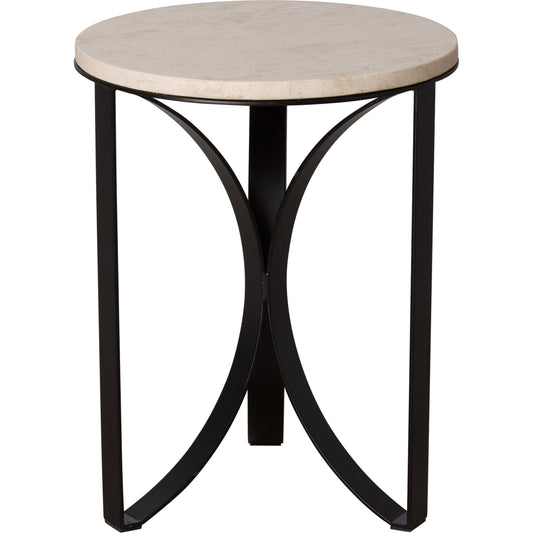 001 SR-697220 | Primary Silo | Archer Metal Side Table by Emissary USA in cream. Made from unique in a modern style.