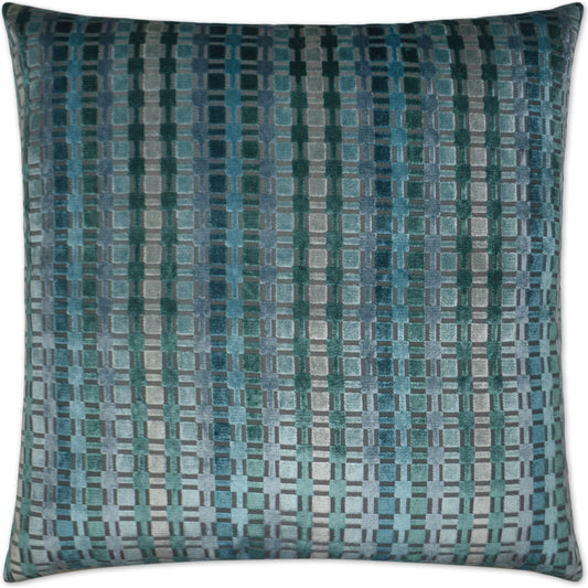 Times Square by DV Kap Home in blue, teal. Made from 44.7% polyester, 55.3% viscose in a modern style.