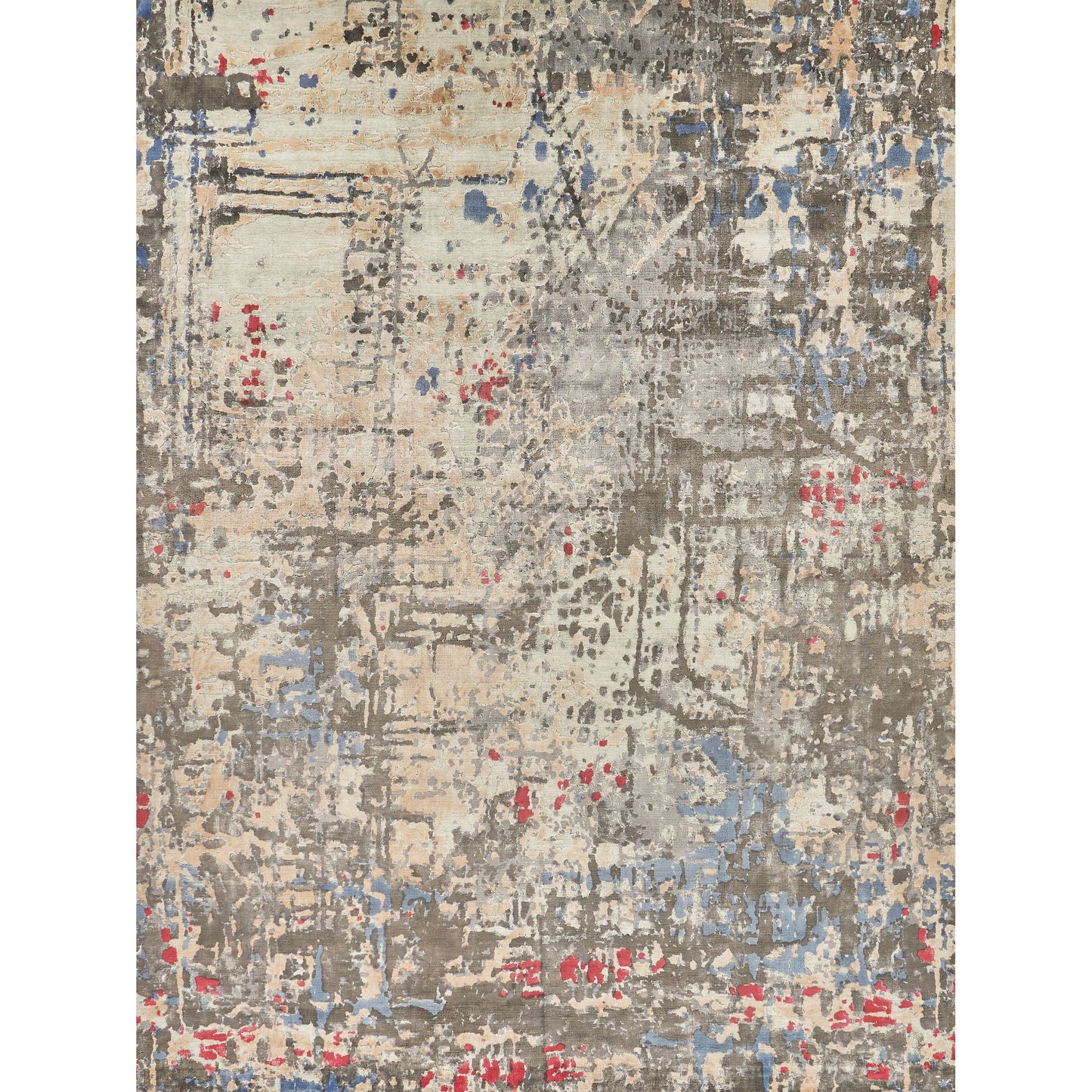 001 SI-1829417,SI-1829420,SI-1829421 | Additional Silo | Reflections Rug - Multi by Exquisite Rugs in multi. Made from bamboo silk in a unique style.