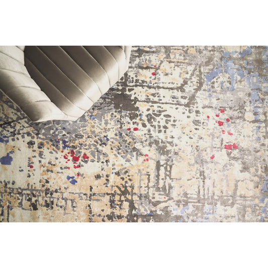 Reflections 2628 Rug by Exquisite Rugs in multi. Made from bamboo silk in a unique style.
