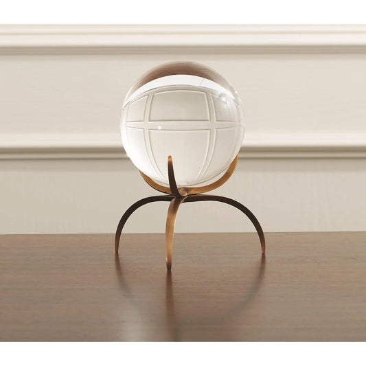 Orb by Global Views. Made from brass, crystal in a eclectic & global style.