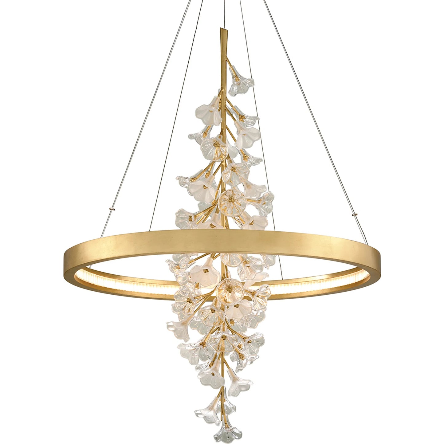 002 SI-2328037 | Primary Silo | Jasmine II Chandelier by Corbett. Made from hand crafted iron in a modern style.