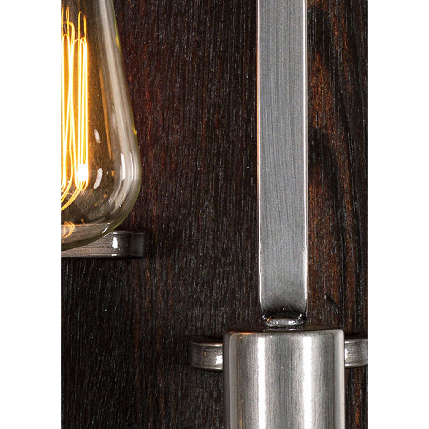 004 SR-817944 | Additional Silo | Lofty 2-Light Sconce by Varaluz in zebrawood. Made from steel, faux zebrawood in a modern style.