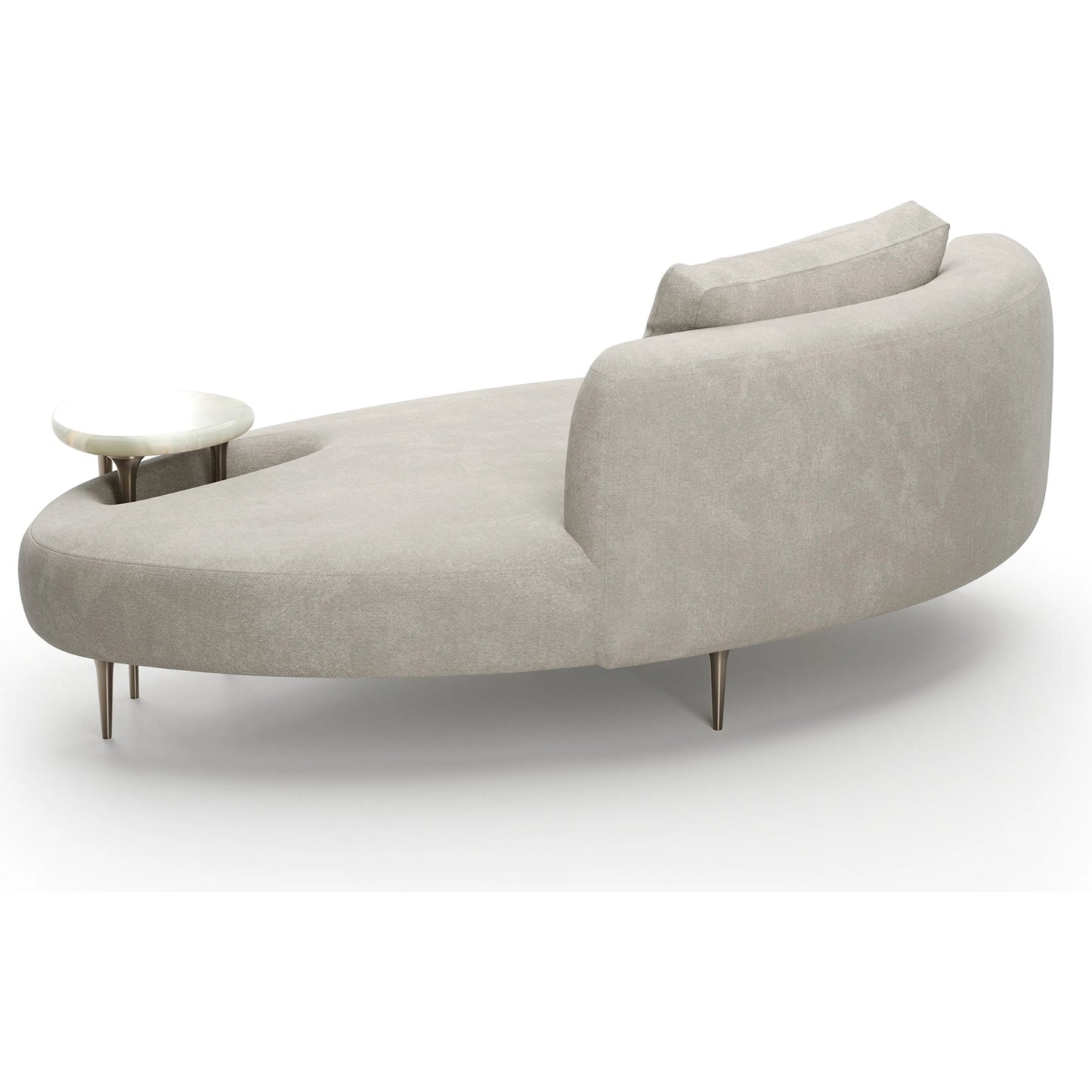 004 SI-2462208 | Additional Silo | Echo Lounge by Caracole in champagne gold, gray and champagne gold. Made from metal in a transitional style.