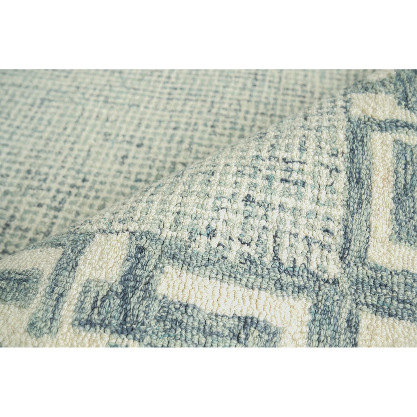 004 SI-2383798,SI-2383799 | Additional Silo | Caprice 2701 Rug by Exquisite Rugs in aqua. Made from new zealand wool in a unique style.
