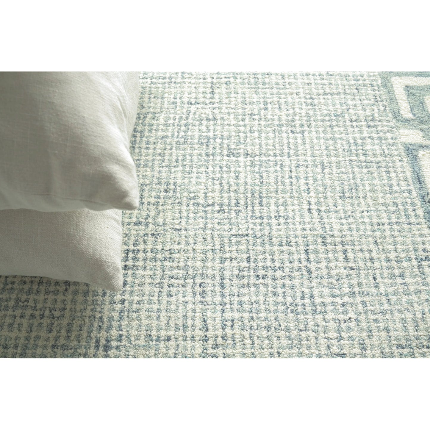 005 SI-2383798,SI-2383799 | Additional Silo | Caprice 2701 Rug by Exquisite Rugs in aqua. Made from new zealand wool in a unique style.