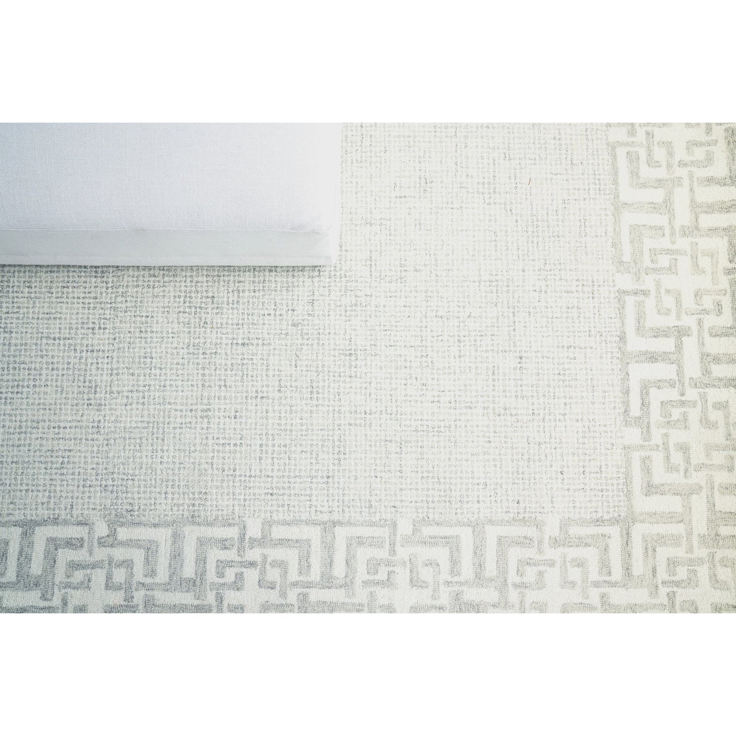 006 SI-1827456,SI-1827457,SI-1827458,SI-1827459,SI-1827460,SI-1827461 | Lifestyle | Caprice 2706 Rug by Exquisite Rugs in silver, ivory. Made from new zealand wool in a unique style.