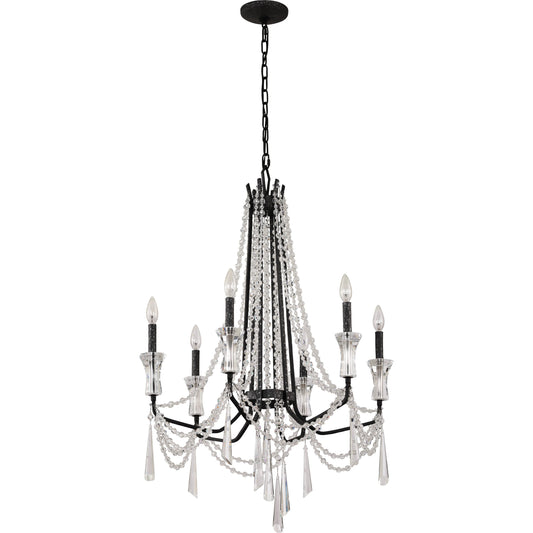 Barcelona Crystal Chandelier by Varaluz. Made from unique in a transitional style.
