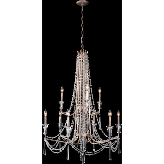 Barcelona Crystal Chandelier by Varaluz. Made from unique in a transitional style.