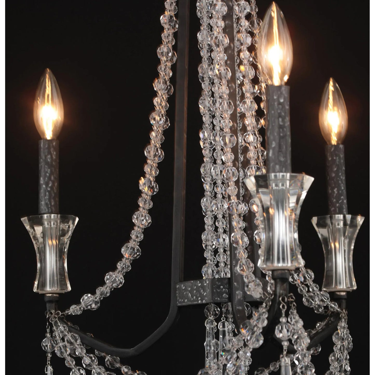 052 SR-817550 | Unknown | Barcelona Crystal Chandelier by Varaluz. Made from unique in a transitional style.