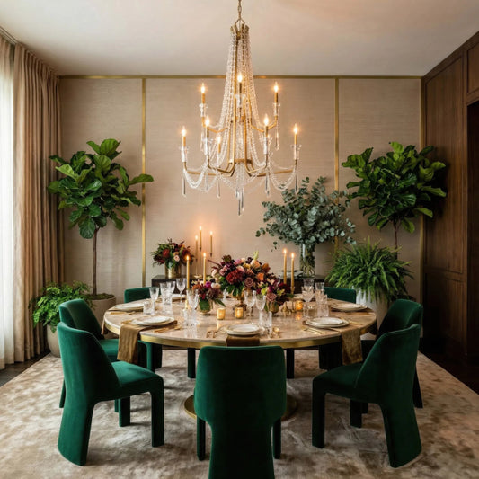 Barcelona 9 Light 2-TIER Chandelier by Varaluz in gold, brass. Made from steel, crystal in a unique style.