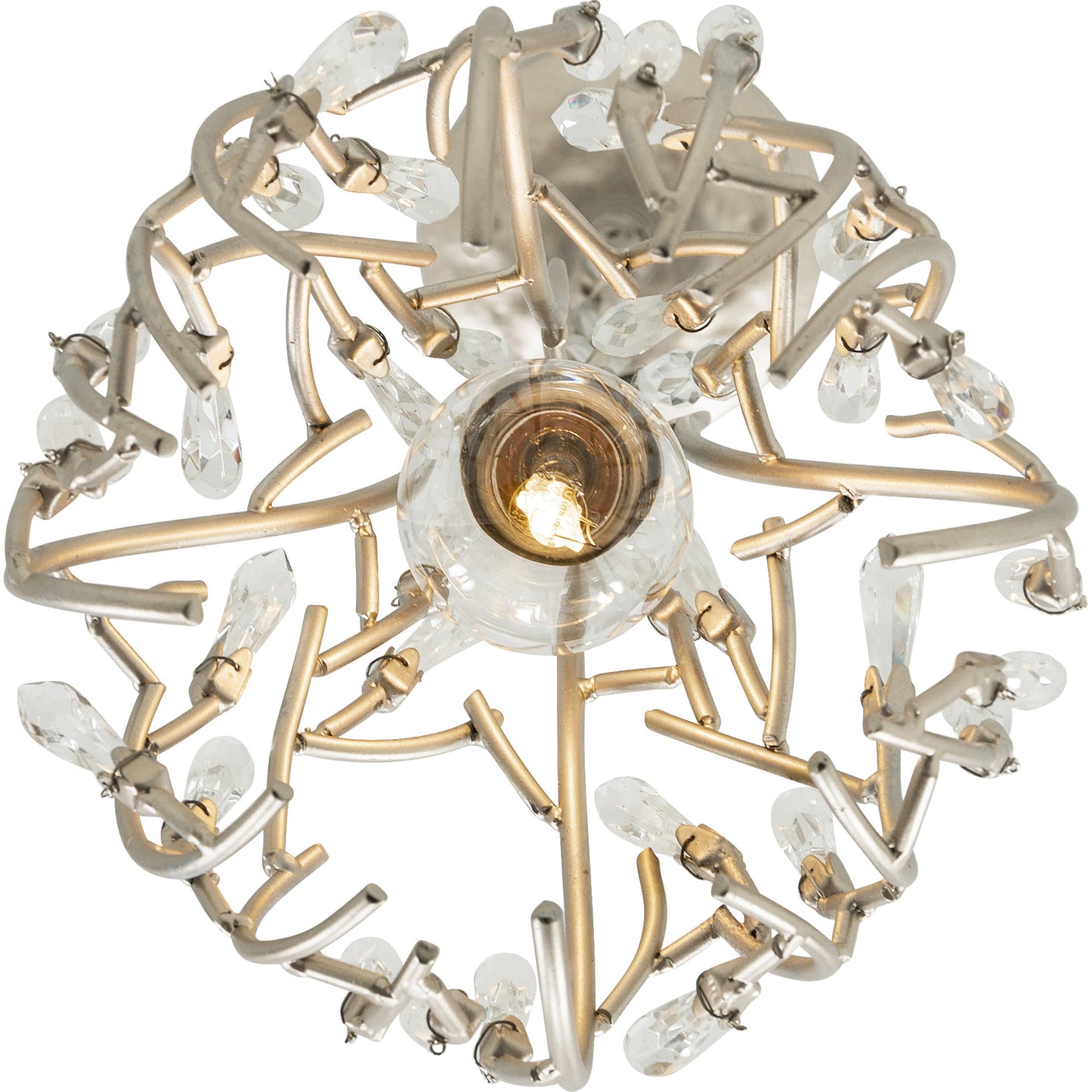004 SR-817565 | Additional Silo | Bask Crystal Mini Pendant by Varaluz. Made from premium pre-installed crystal in a transitional style.