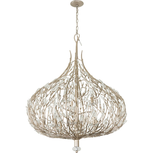 Bask Crystal Pendant by Varaluz. Made from premium pre-installed crystal in a modern style.