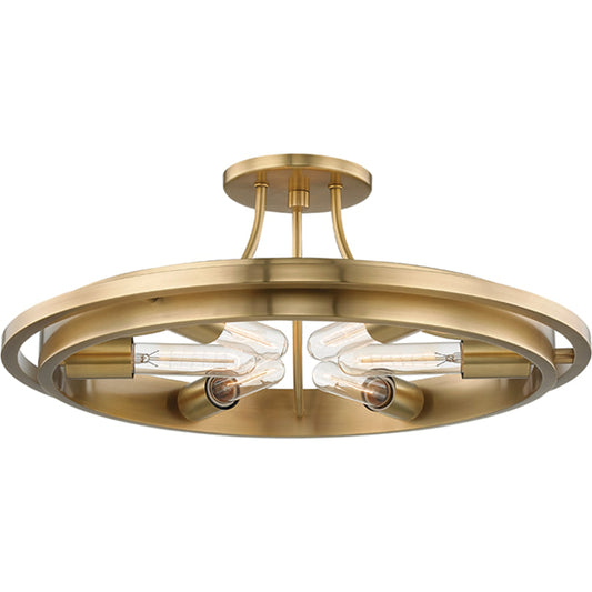 001 S-309620 | Primary Silo | Chambers Flush Mount by Hudson Valley. Made from metal in a transitional style.