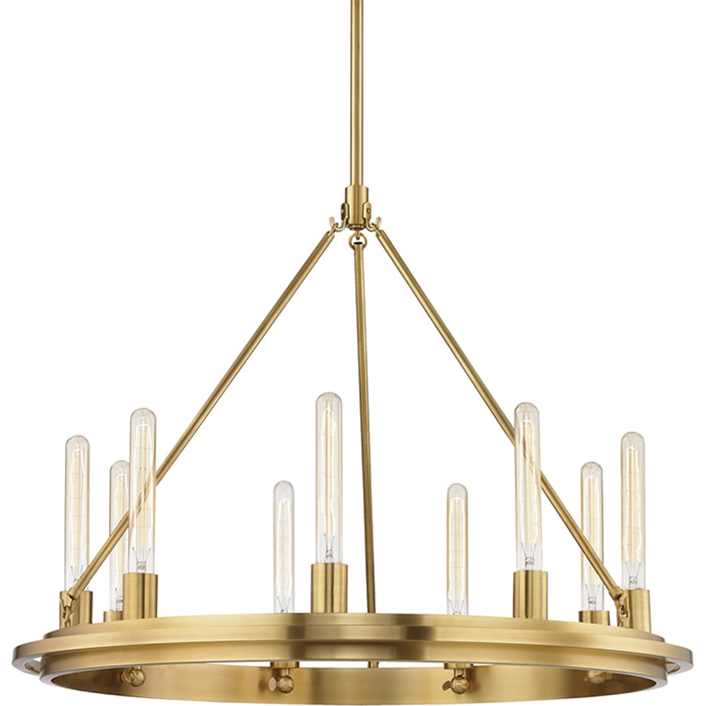 002 S-309625 | Additional Silo | Chambers 9-Light Chandelier by Hudson Valley. Made from metal in a transitional style.