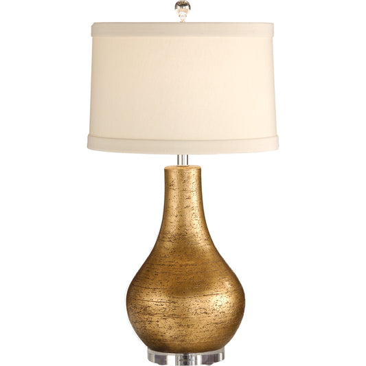 000 SR-386010 | Primary Silo | Moderno Lamp by Wildwood in gold, clear. Made from ceramic, porcelain in a modern style.