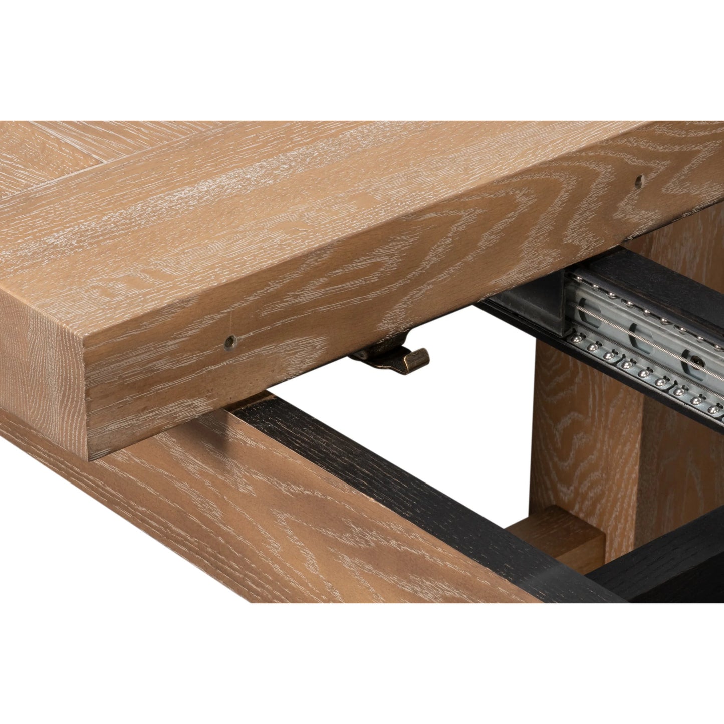 003 SI-2439038 | Additional Silo | Bauhaus Dining Table by Sarreid Ltd. in dusty oak, natural oak. Made from unique in a unique style.