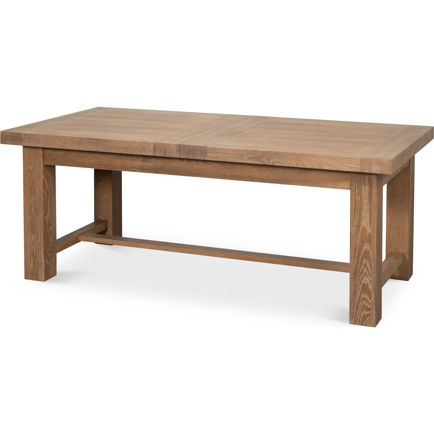 001 SI-2439038 | Primary Silo | Bauhaus Dining Table by Sarreid Ltd. in dusty oak, natural oak. Made from unique in a unique style.