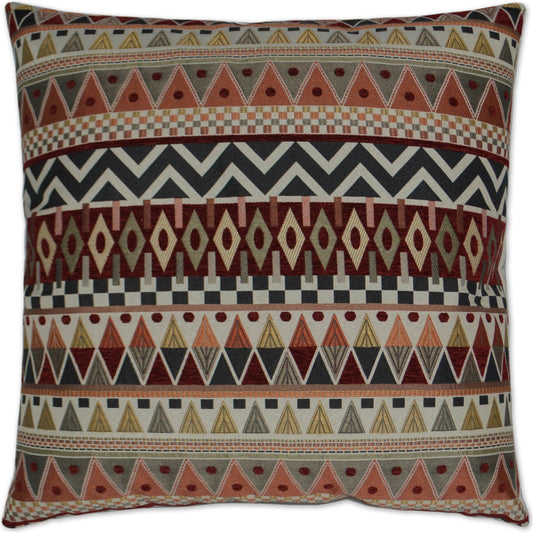 Bacuri by DV Kap Home in brown, orange, multi, spice. Made from 100% polyester in a rustic style.