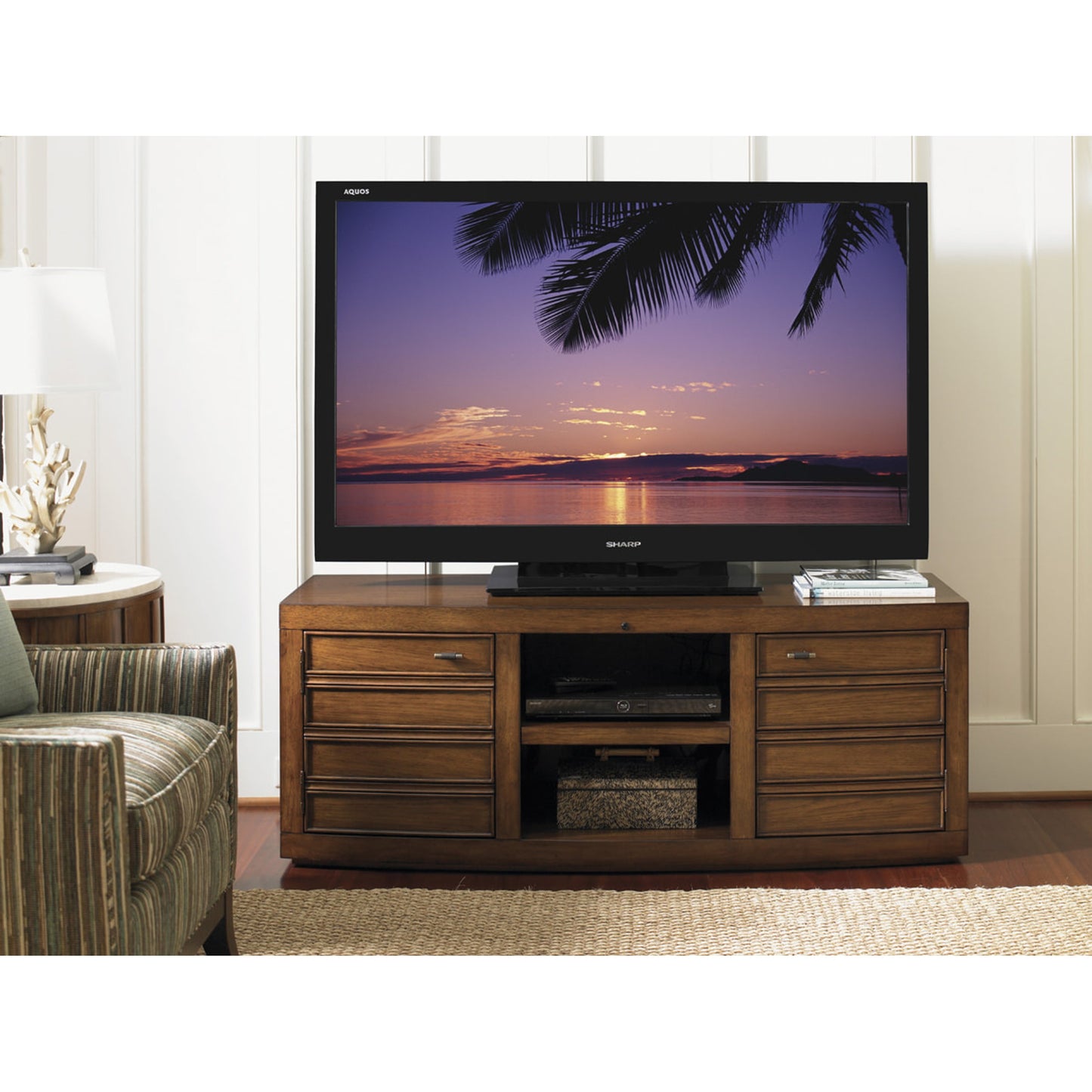 003 SR-835883 | Lifestyle | Plantation Bay Media Console by Sligh. Made from unique in a rustic style.