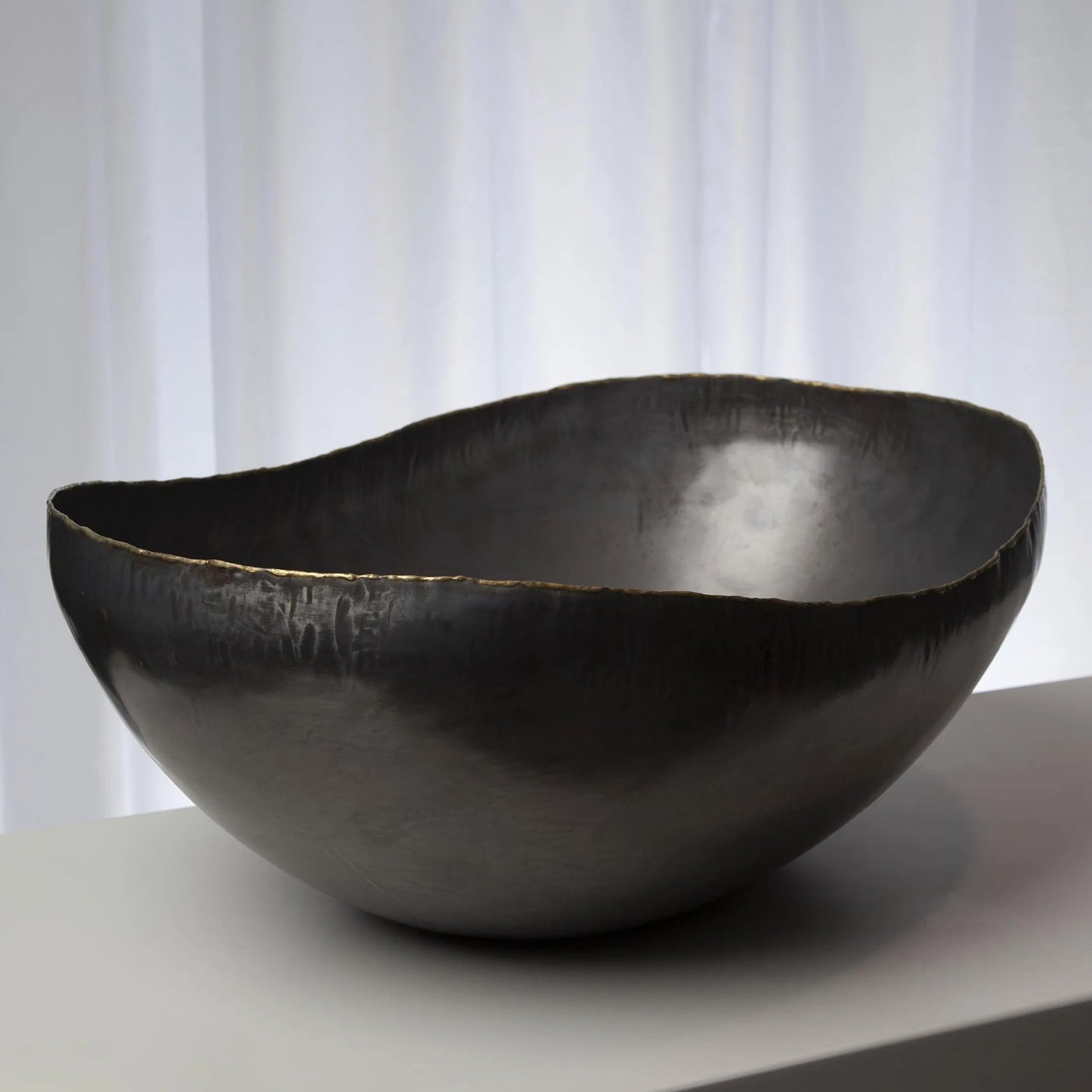 006 SR-701520 | Additional Silo | Laforge Oval Bowl by Global Views in natural iron. Made from iron in a eclectic & global style.