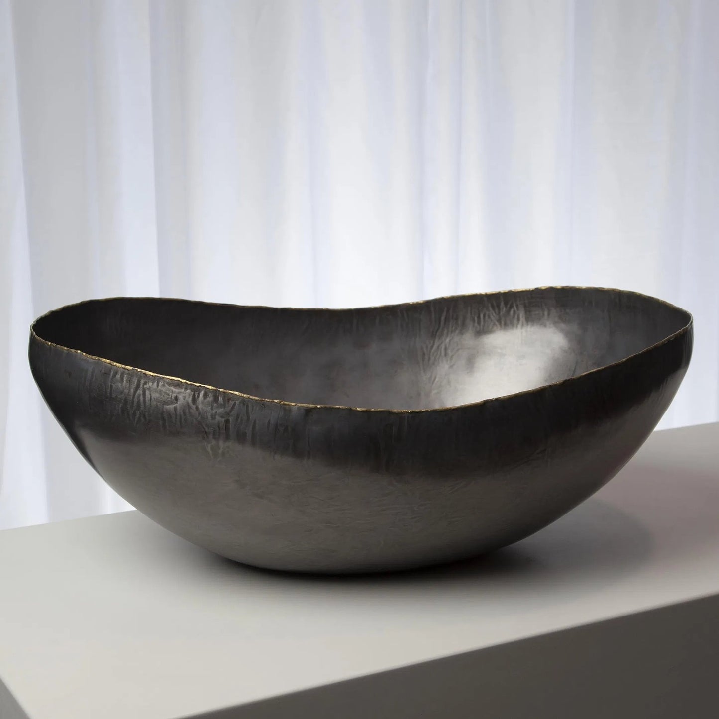 007 SR-701520 | Additional Silo | Laforge Oval Bowl by Global Views in natural iron. Made from iron in a eclectic & global style.