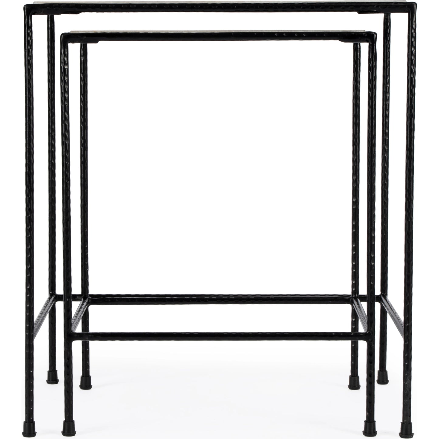 008 O-BUTLER-2870330 | Additional Silo | Carrera Marble Nesting Tables by Butler Specialty Company in multi-color and metalworks. Made from iron, marble in a modern style.