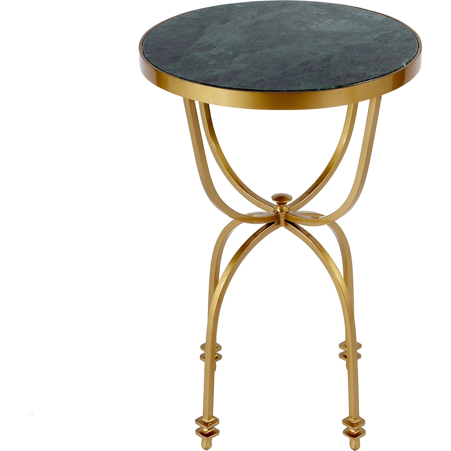 007 SI-2333940 | Additional Silo | Hager Side Table by Butler Specialty Company. Made from iron, marble in a modern style.