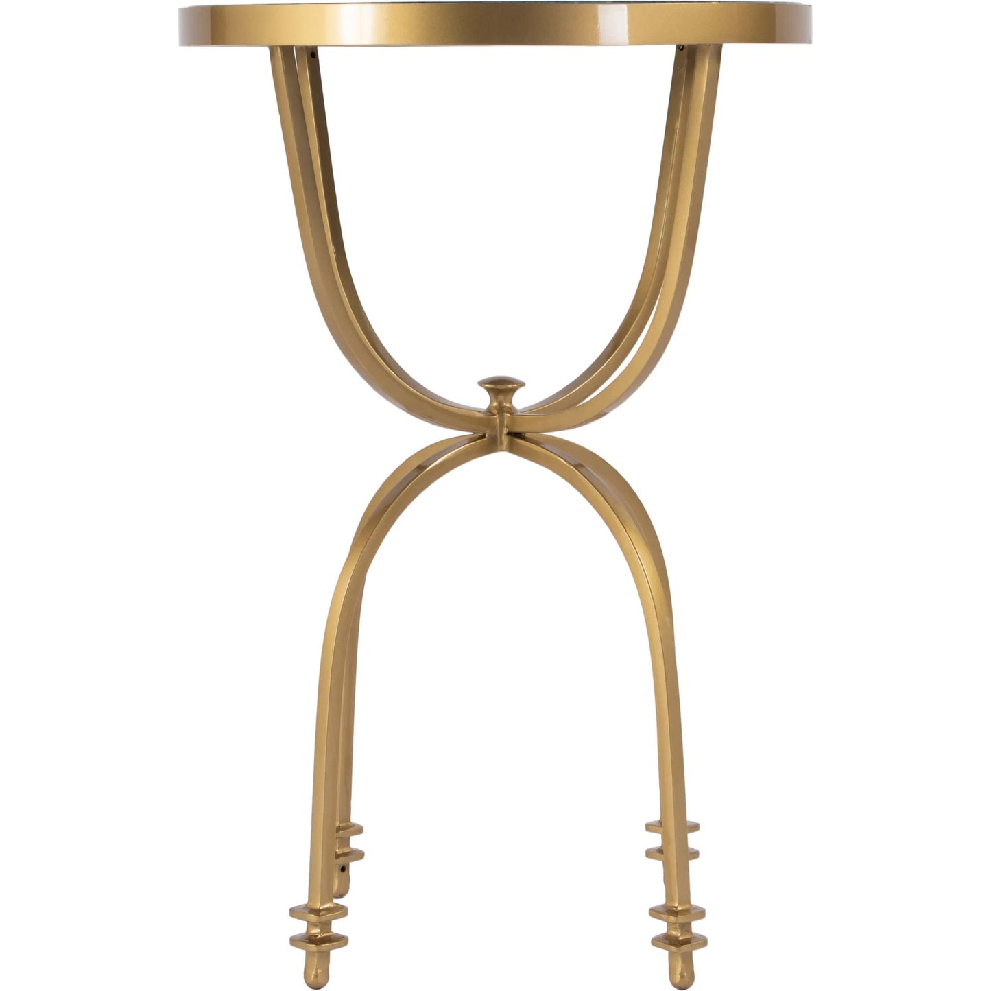 008 SI-2333940 | Additional Silo | Hager Side Table by Butler Specialty Company. Made from iron, marble in a modern style.