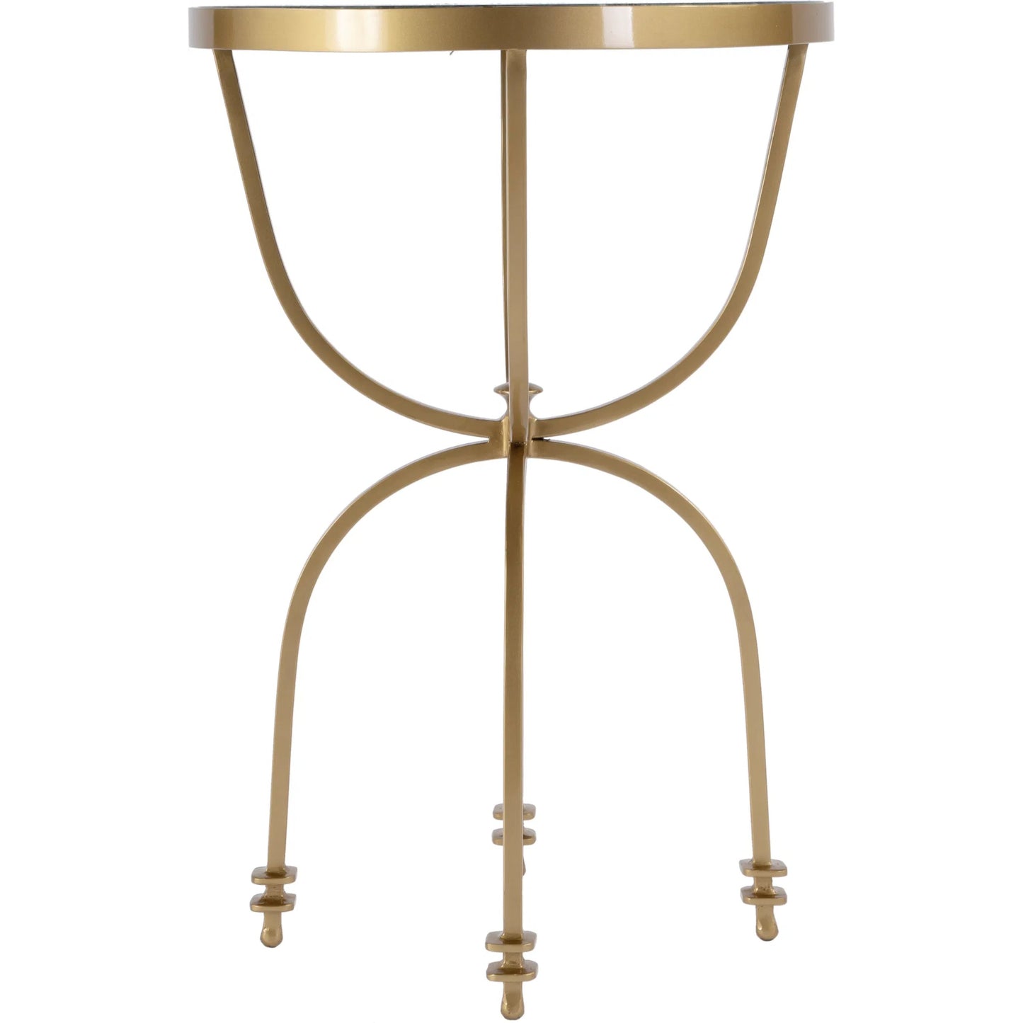 009 SI-2333940 | Additional Silo | Hager Side Table by Butler Specialty Company. Made from iron, marble in a modern style.