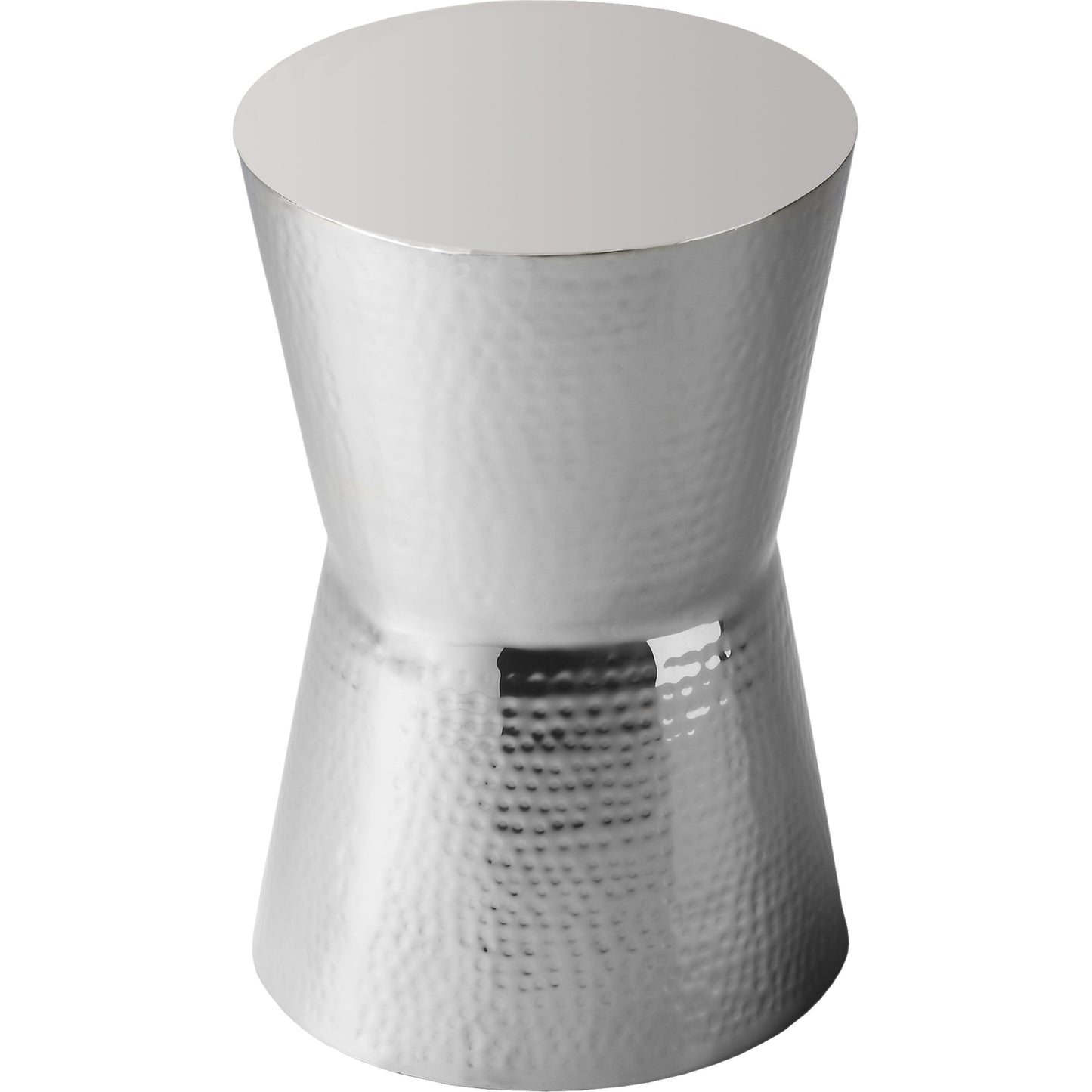 001 O-BUTLER-2879260 | Additional Silo | Dimple Accent Table by Butler Specialty Company in silver and modern expressions. Made from stainless steel in a modern style.