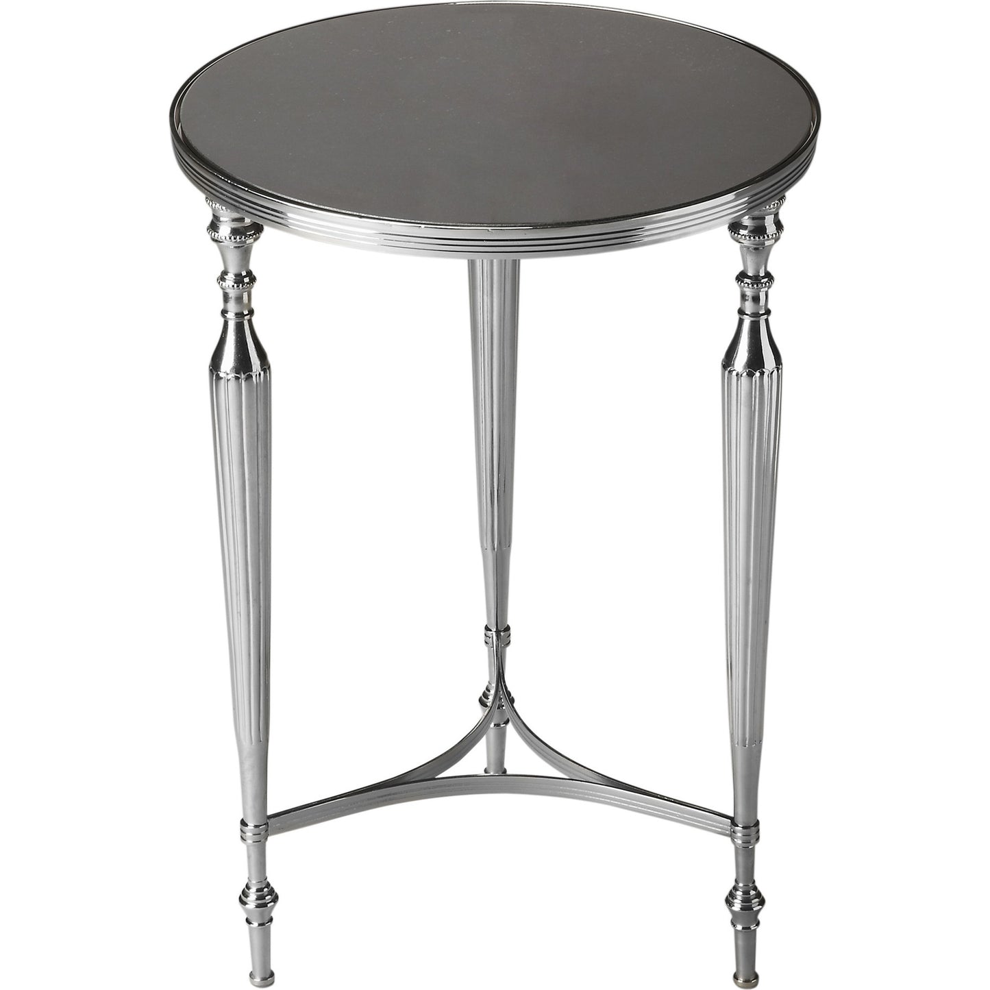 001 O-BUTLER-2881220 | Additional Silo | Ciara Side Table by Butler Specialty Company in multi-color and nickel. Made from aluminum, glass in a modern style.