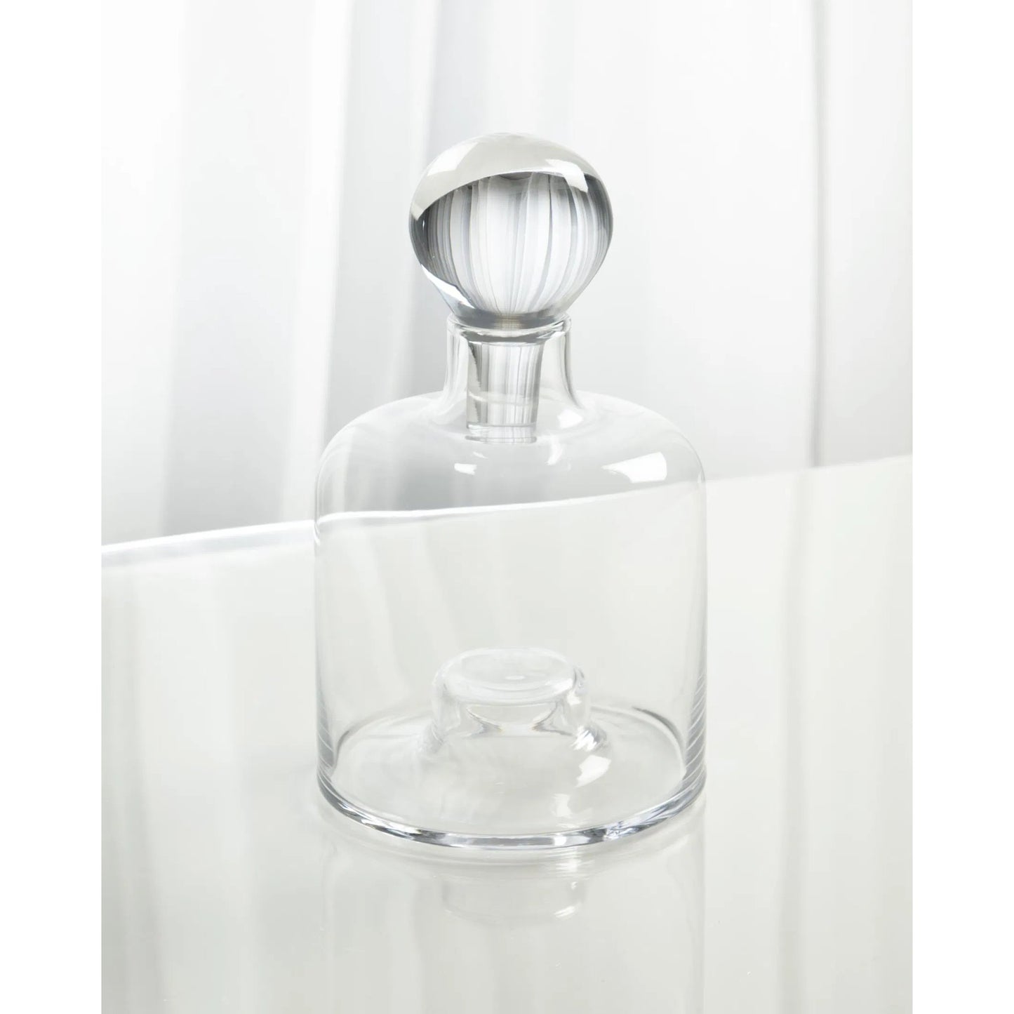 002 SR-702107 | Lifestyle | Stac Decanter by Global Views. Made from glass in a transitional style.