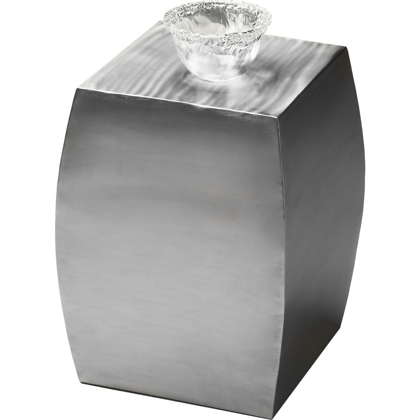 001 O-BUTLER-2888260 | Additional Silo | Getty Stainless Steel Accent Table by Butler Specialty Company in silver and modern expressions. Made from stainless steel in a modern style.