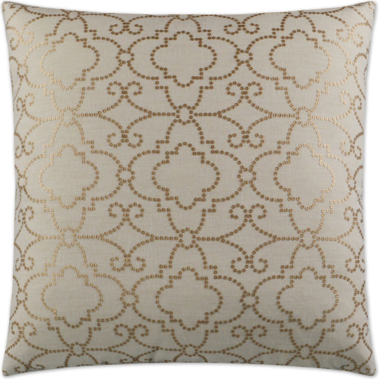 Wow Factor by DV Kap Home in gilt. Made from 64% polyester, 32% cotton, 4% linen, embroidery: 100% nylon sequin in a transitional style.