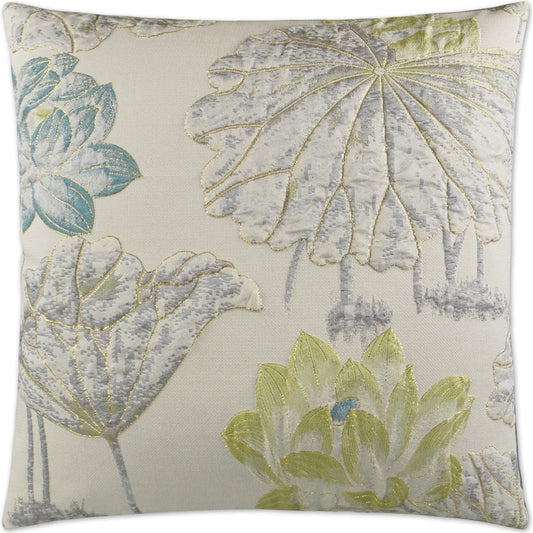 Alicia Pillow by DV Kap Home in cream. Made from unique in a traditional style.