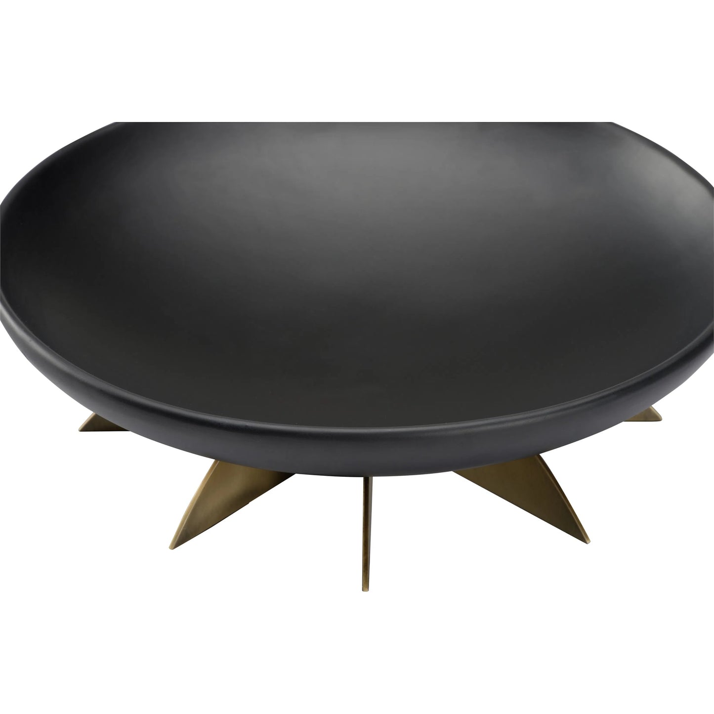 002 SI-2104805 | Additional Silo | Tilling Bowl by Wildwood in matte black, brass. Made from ceramic, metal in a modern style.