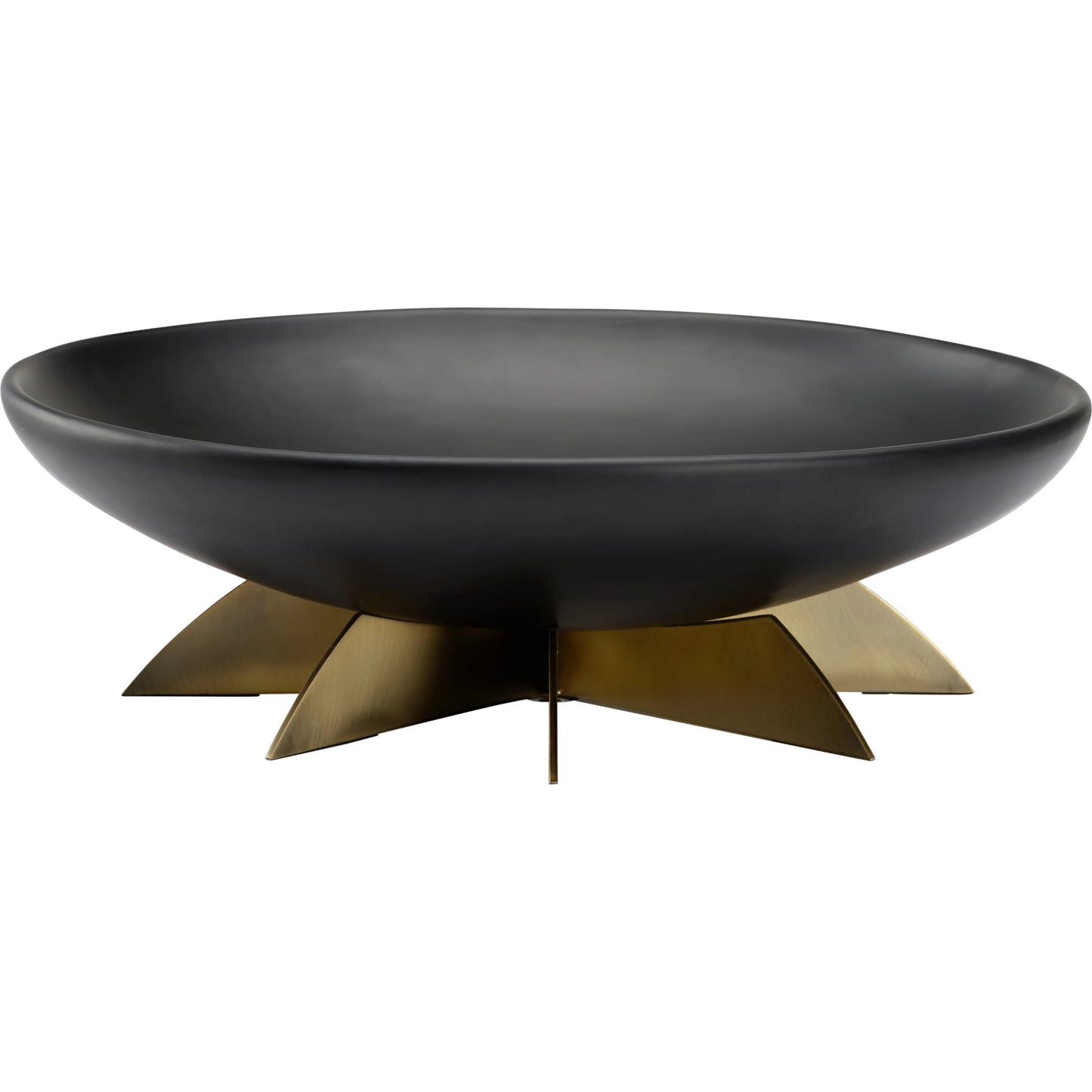 001 SI-2104805 | Primary Silo | Tilling Bowl by Wildwood in matte black, brass. Made from ceramic, metal in a modern style.