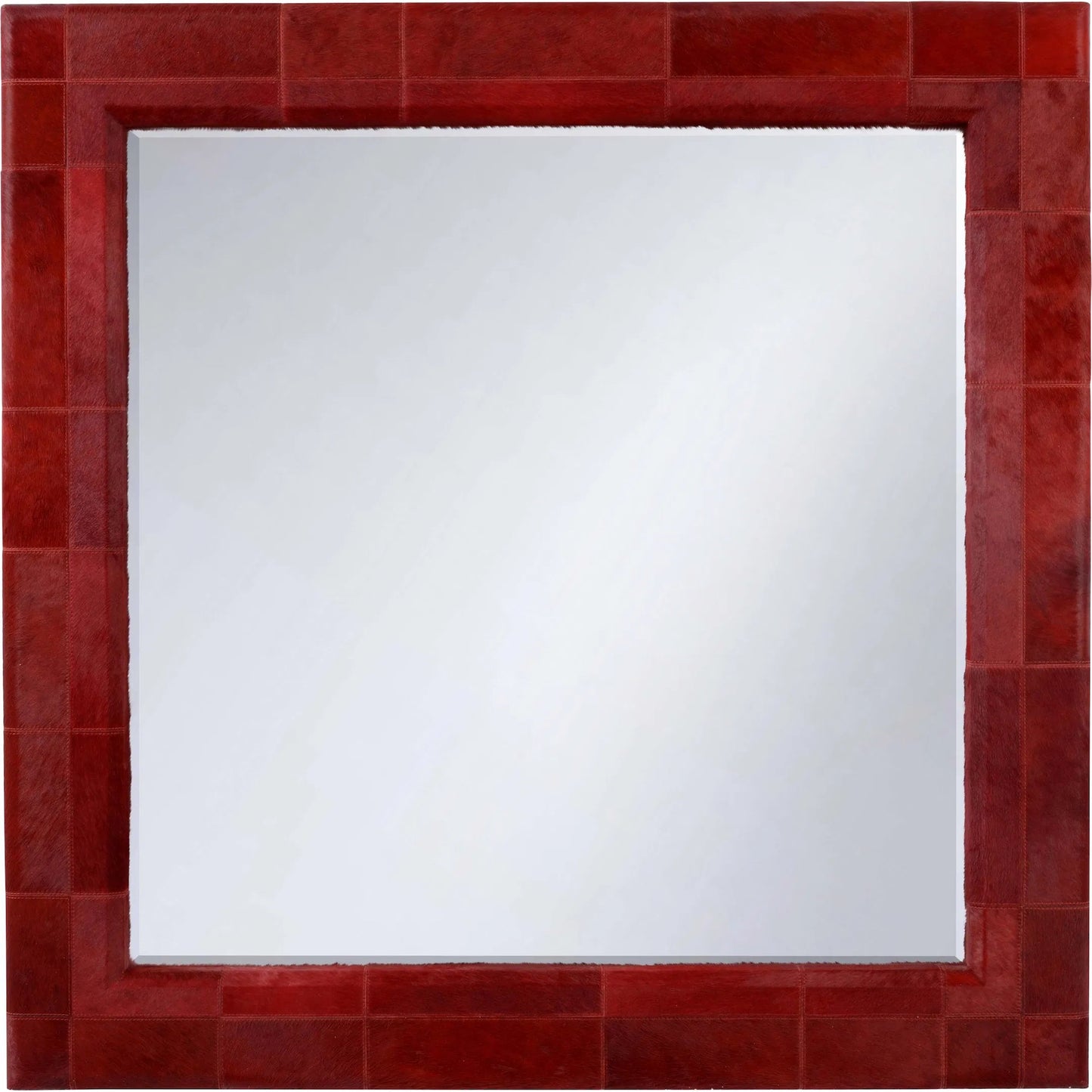 001 SI-2335347 | Primary Silo | Taurus Wall Mirror by Wildwood in red and red, plain. Made from unique in a eclectic & global style.
