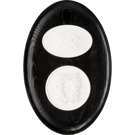 001 SI-2335139 | Primary Silo | Decatur Framed Intaglios by Wildwood in black, white, cream and black, matte white. Made from unique in a modern style.