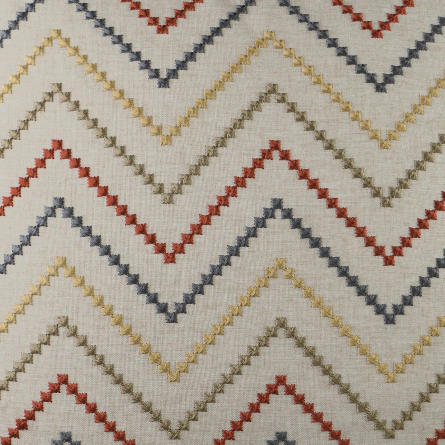 002 SI-2380999 | Closeup | Divergence Pillow by DV Kap Home in multi. Made from 70% polyester, 30% linen in a transitional style.