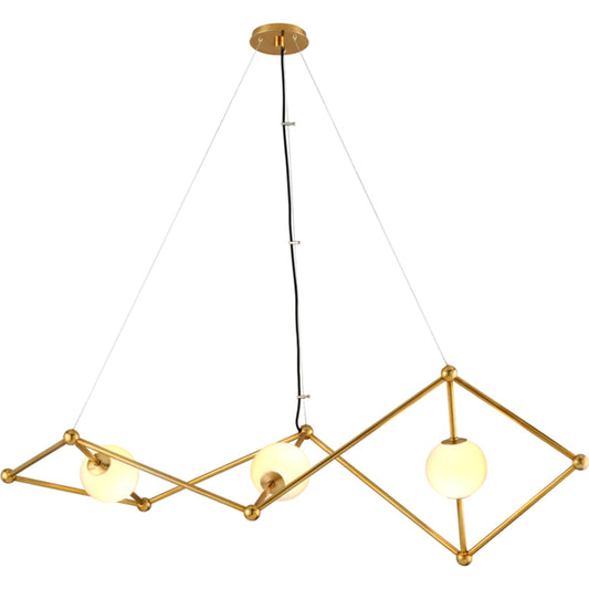 Bickley Linear by Corbett in vintage brass. Made from solid brass in a modern style.