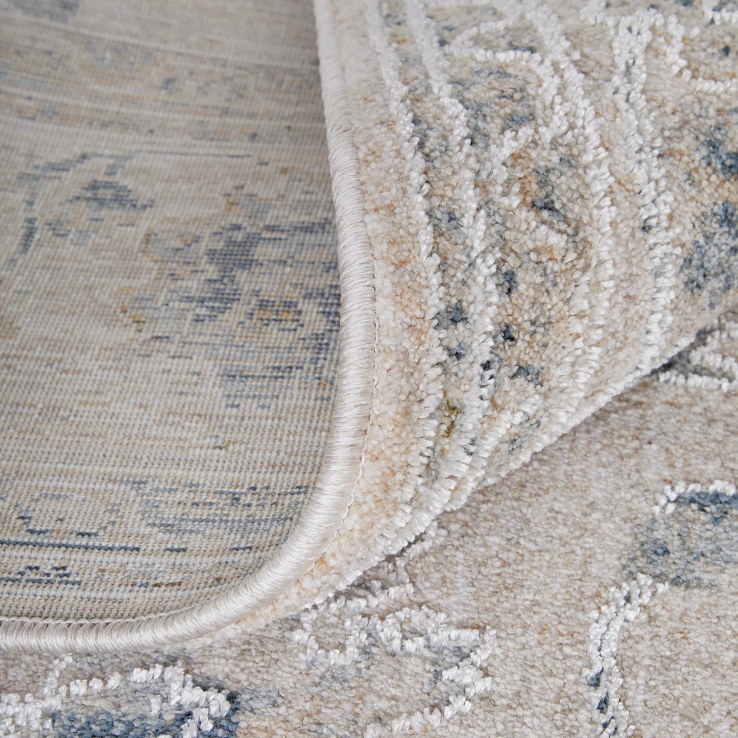 006 SI-2129600,SI-2129601,SI-2129602,SI-2129603,SI-2129604,SI-2129605 | Closeup | Pasha Transitional & Botanical Rug - 39M7F by Feizy. Made from polyester in a unique style.