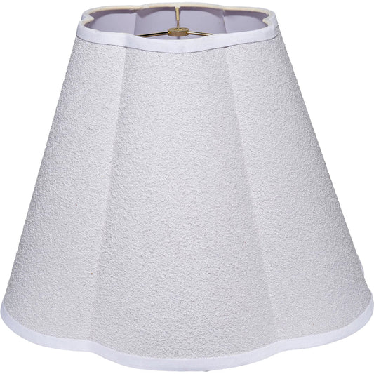 001 SI-2249106 | Primary Silo | Scalloped Lamp Shade by Jamie Young in natural and natural raffia. Made from 100% raffia in a modern style.