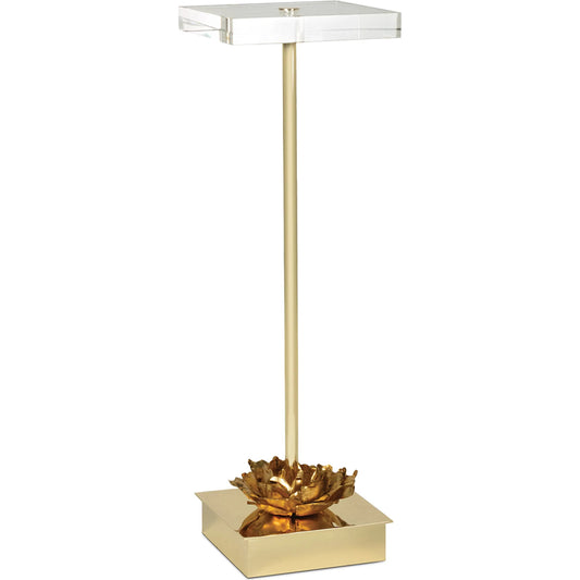 Adeline Accent Table by Regina Andrew in gold. Made from steel in a modern style.