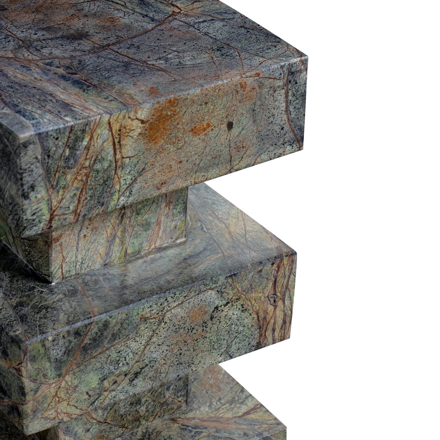 003 SI-2441248 | Closeup | Charli Marble Accent Table by Regina Andrew. Made from marble in a modern style.