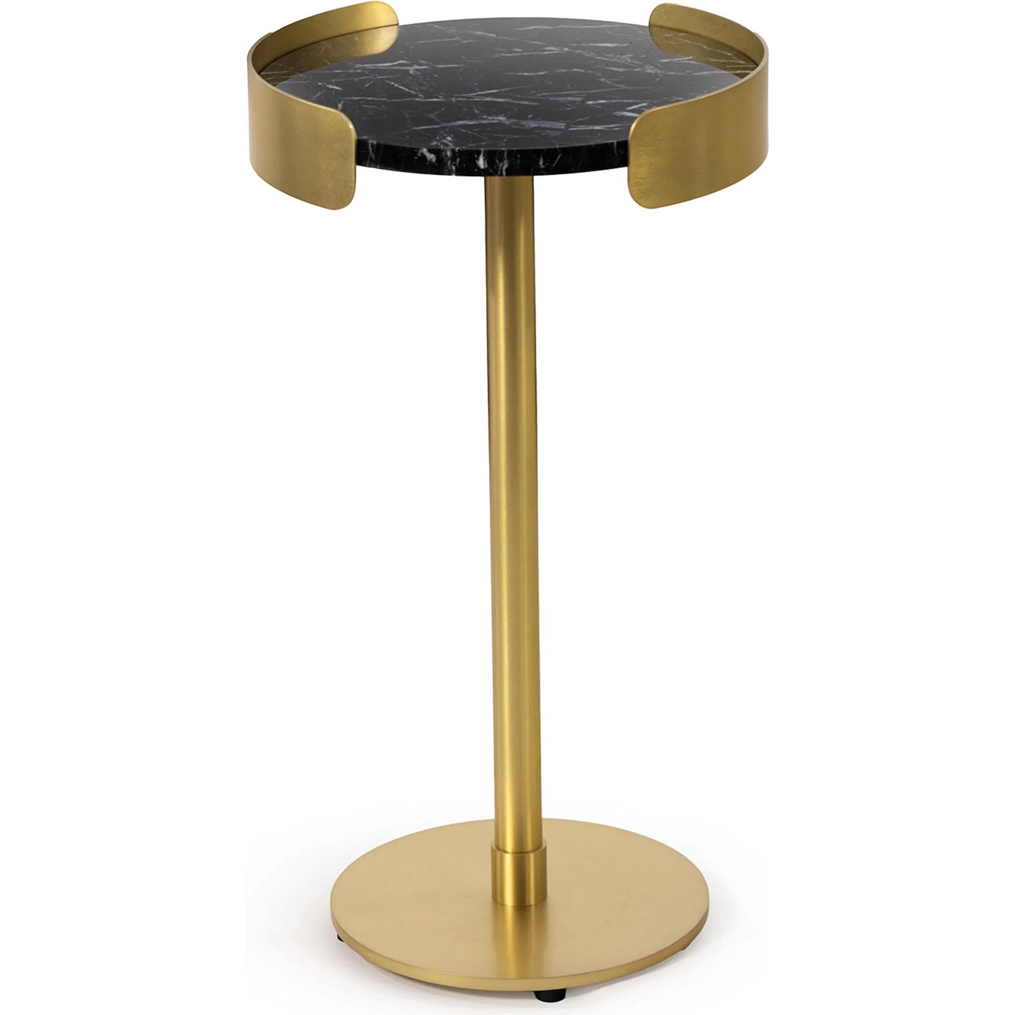 001 SI-2629036 | Additional Silo | Pedros Round Drink Table by Regina Andrew in black and black. Made from marble in a unique style.