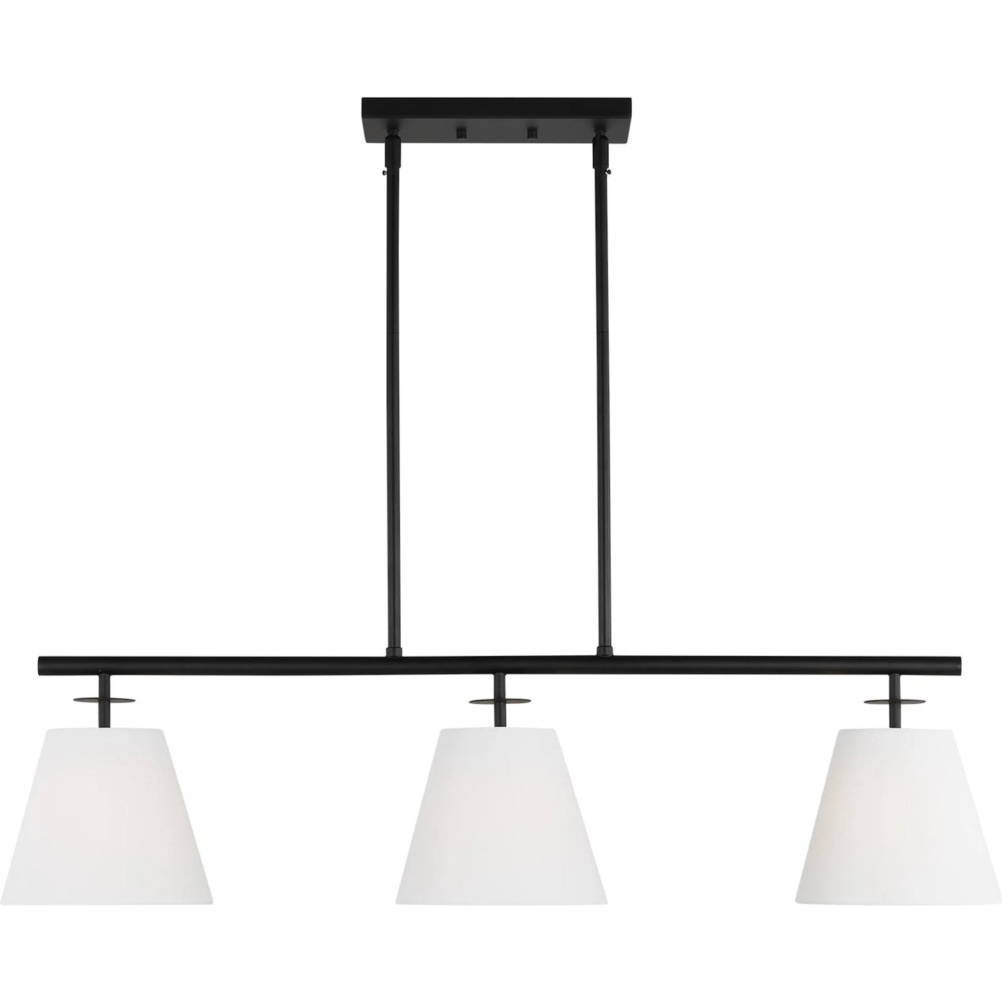 001 SI-2239158 | Primary Silo | Crestgrove Three Light Linear Chandelier by Visual Comfort & Co.. Made from steel in a unique style.