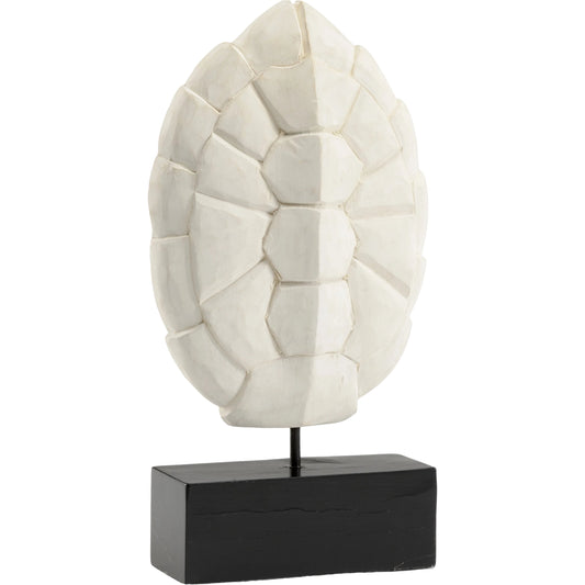001 SR-386608 | Primary Silo | Turtle Shell by Wildwood in white. Made from carved wood in a eclectic & global style.