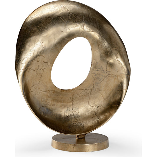 001 SR-386038 | Primary Silo | Mounted Shield by Wildwood in antique gold, bronze. Made from cast aluminum in a eclectic & global style.